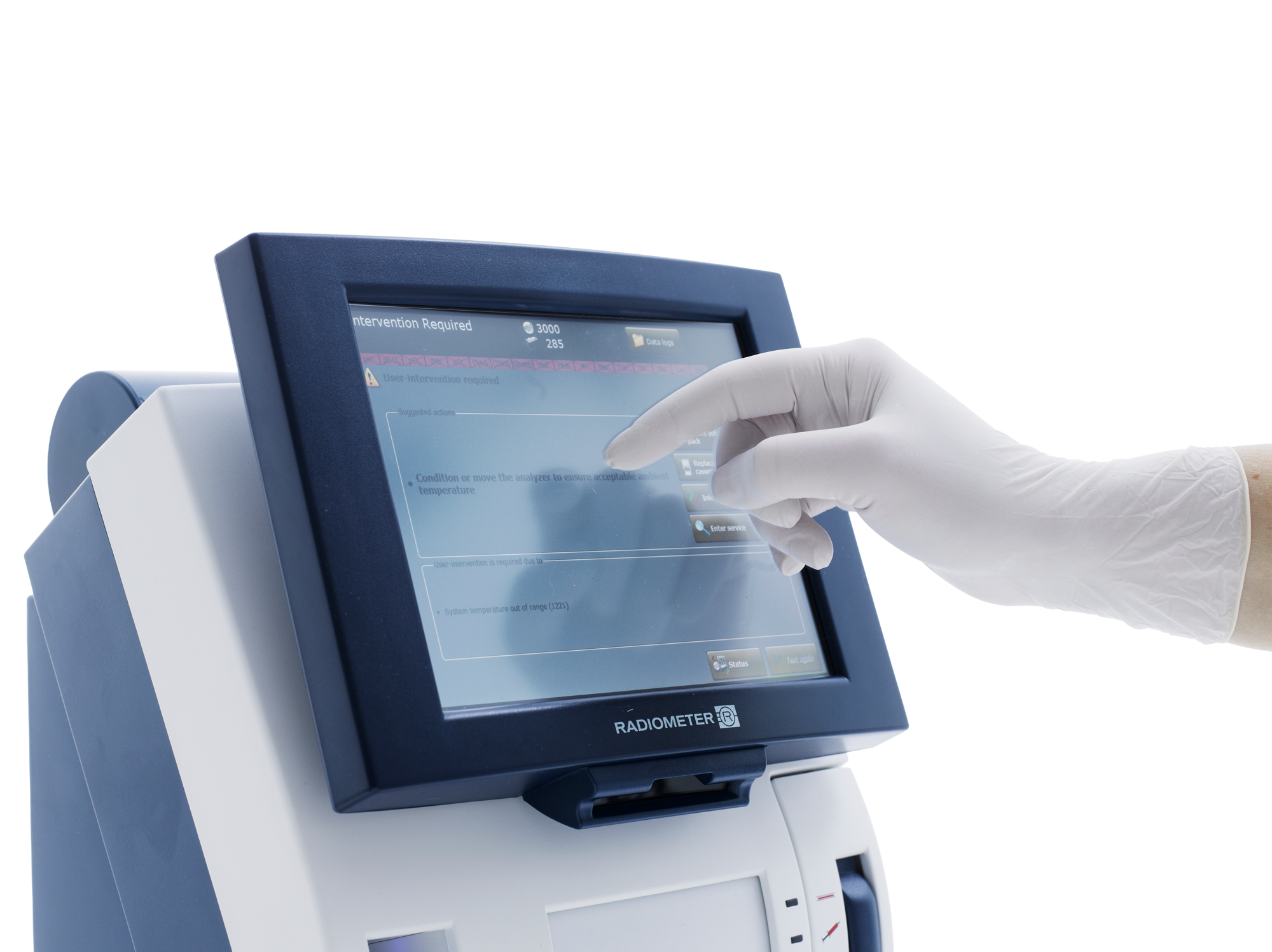 ABL90 FLEX analyzer touch screenpng